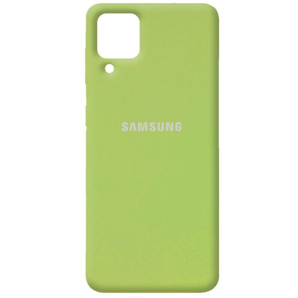 

Чехол Silicone Cover Full Protective (AA) для Samsung Galaxy A12 Мятный / Mint