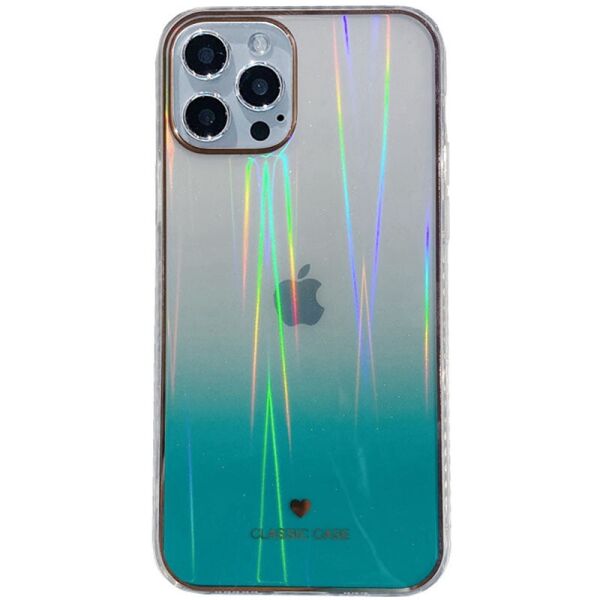 

TPU+Glass чехол Aurora Classic для Apple iPhone 12 Pro Max (6.7") Зеленый