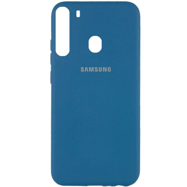 

Чехол Silicone Cover Full Protective (A) для Samsung Galaxy A21 Синий / Cobalt