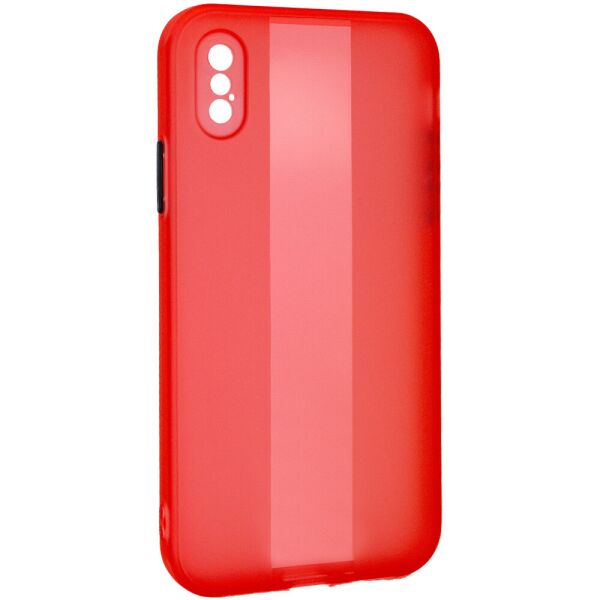 

Чехол TPU Glossy Line Full Camera для Apple iPhone X / XS (5.8") Красный