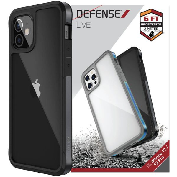 

Чехол Defense Live Series для Apple iPhone 12 mini (5.4") Черный / Black