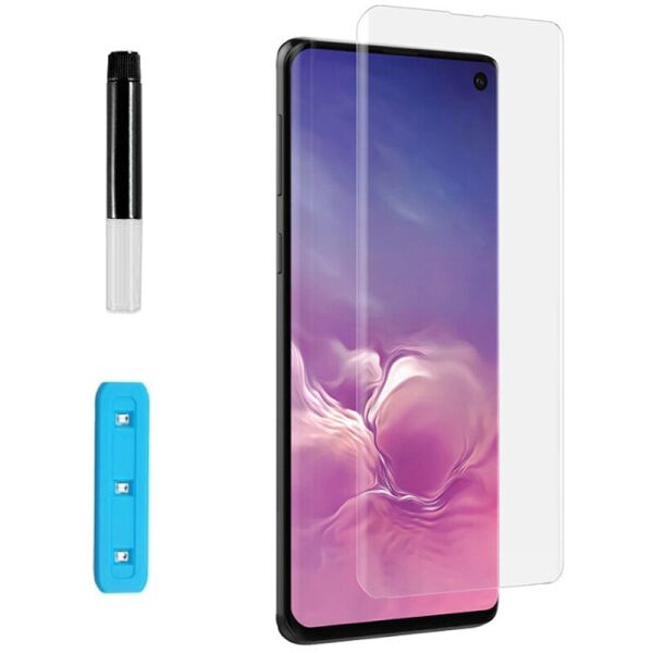 

Защитное 3D стекло Nano Optics с УФ лампой для Samsung Galaxy S10 Прозрачный