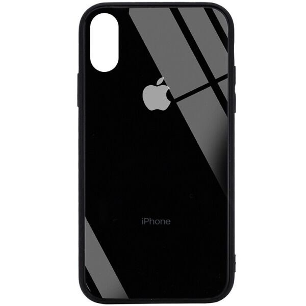 

TPU+Glass чехол GLOSSY Logo (opp) для Apple iPhone XS Max (6.5") Черный