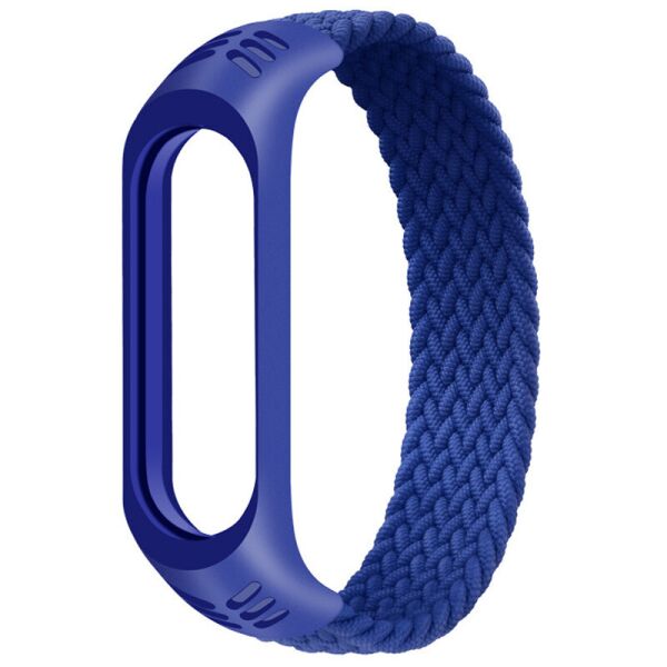 

Тканевый монобраслет Braided Solo Loop для Xiaomi Mi Band 3/4/5/6 (L) (Синий) (1132794)