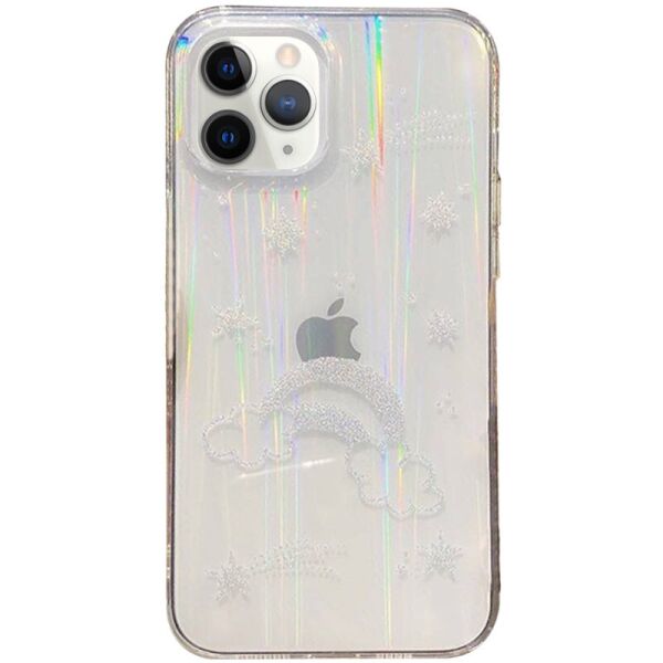 

TPU+Glass чехол Aurora Space для Apple iPhone 11 Pro Max (6.5") Радуга