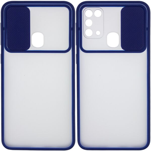 

Чехол Camshield mate TPU со шторкой для камеры для Samsung Galaxy M31 Синий