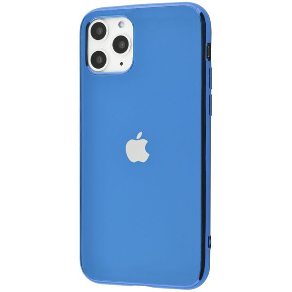 

TPU чехол Matte LOGO для Apple iPhone 11 Pro Max (6.5") Голубой / Blue