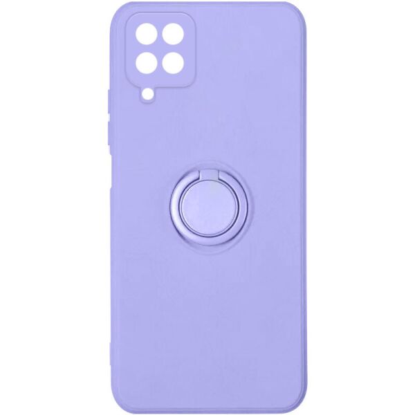 

Чехол TPU Candy Ring Full Camera для Samsung Galaxy A12 Сиреневый / Dasheen