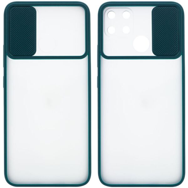 

Чехол Camshield mate TPU со шторкой для камеры для Oppo A15s / A15 Зеленый