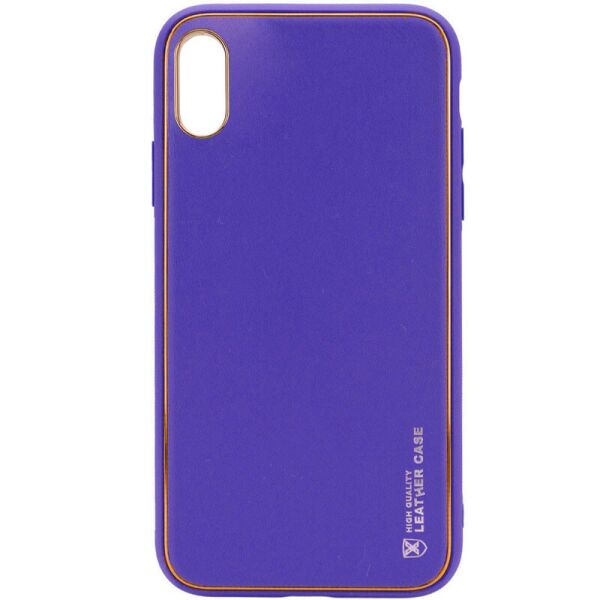 

Кожаный чехол Xshield для Apple iPhone XR (6.1") Фиолетовый / Violet