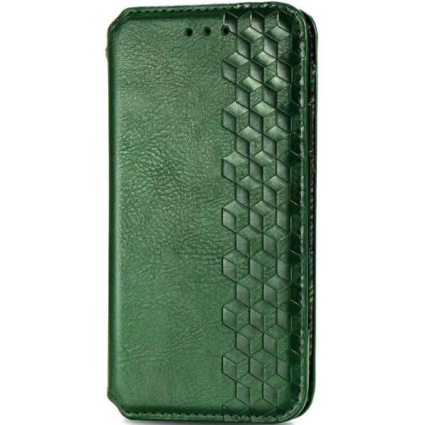 

Кожаный чехол книжка GETMAN Cubic (PU) для Xiaomi Mi Note 10 Lite Зеленый
