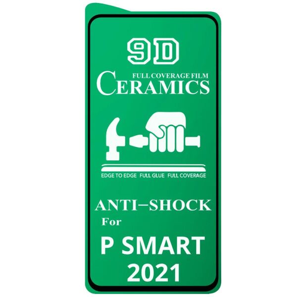 

Защитная пленка Ceramics 9D (без упак.) для Huawei P Smart (2021) Черный