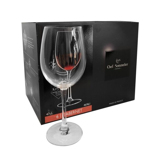 

Набор бокалов Arcoroc Cabernet для белого и красного вина 470 мл 6 шт (46961)