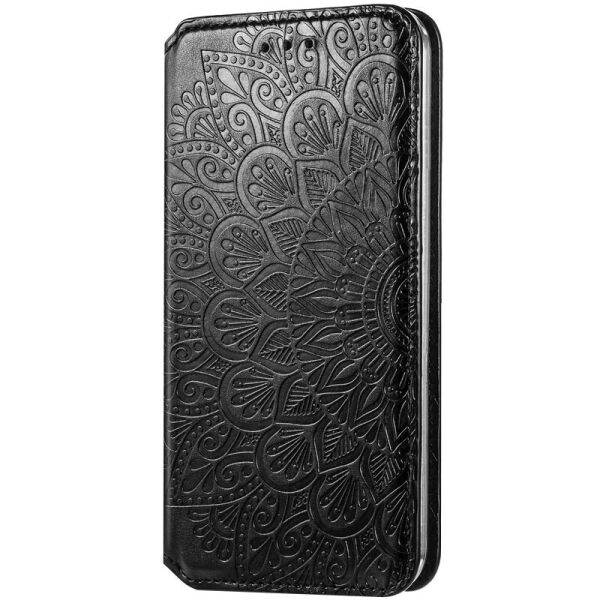 

Кожаный чехол книжка GETMAN Mandala (PU) для Samsung Galaxy M31s Черный