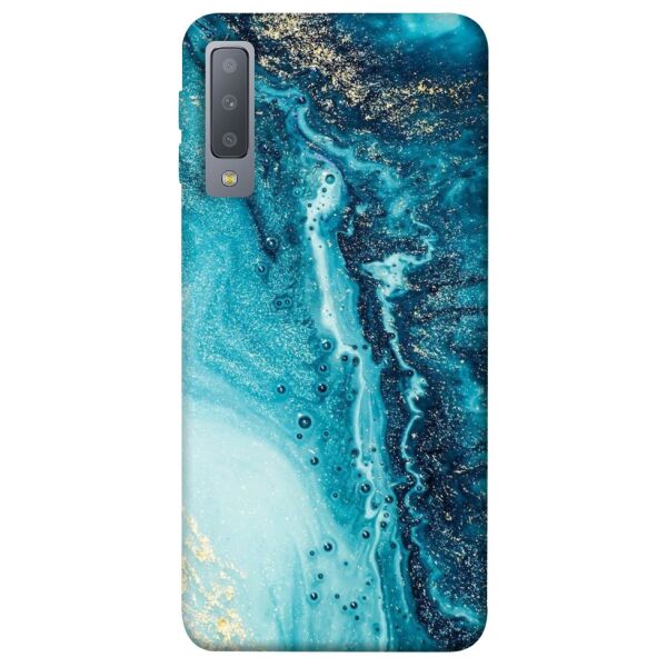 

Чехол itsPrint Голубая краска для Samsung A750 Galaxy A7 (2018)