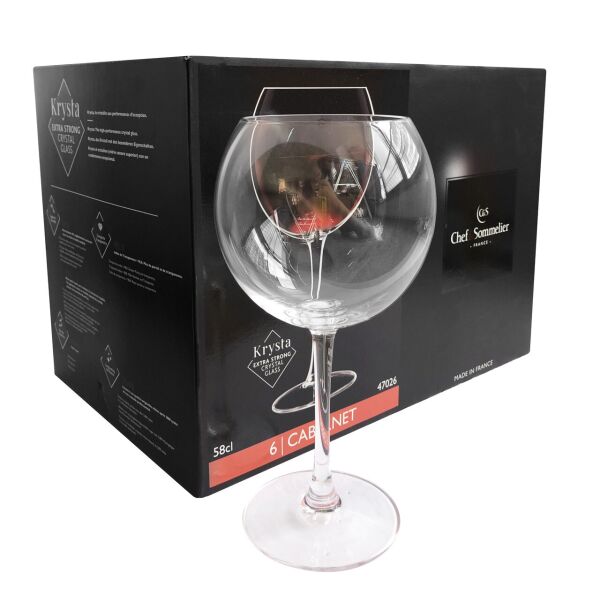 

Набор бокалов Arcoroc C&S Cabernet Balloon винных 580 мл 6 шт (47026)