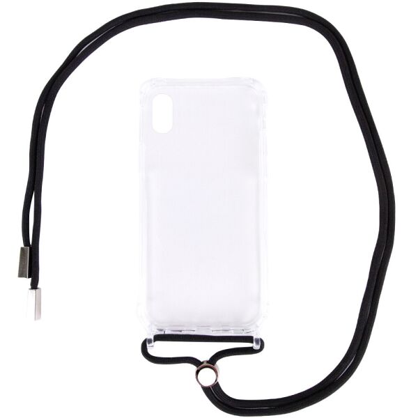 

Чехол TPU Crossbody Transparent для Apple iPhone XR (6.1";) Черный