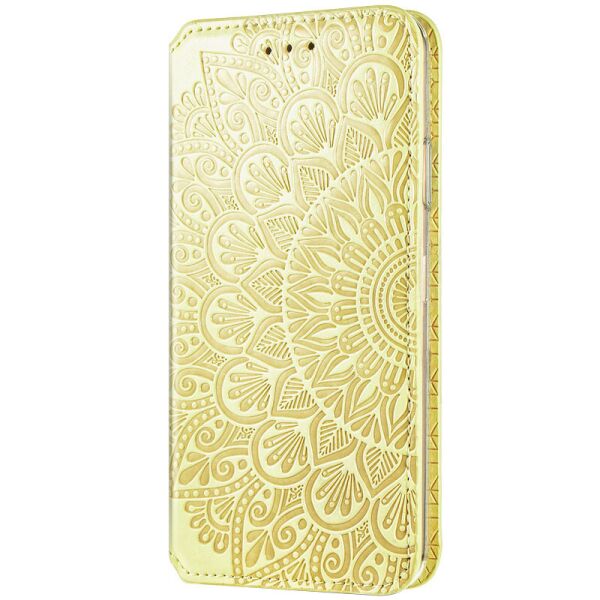 

Кожаный чехол книжка GETMAN Mandala (PU) для Samsung Galaxy M51 Желтый