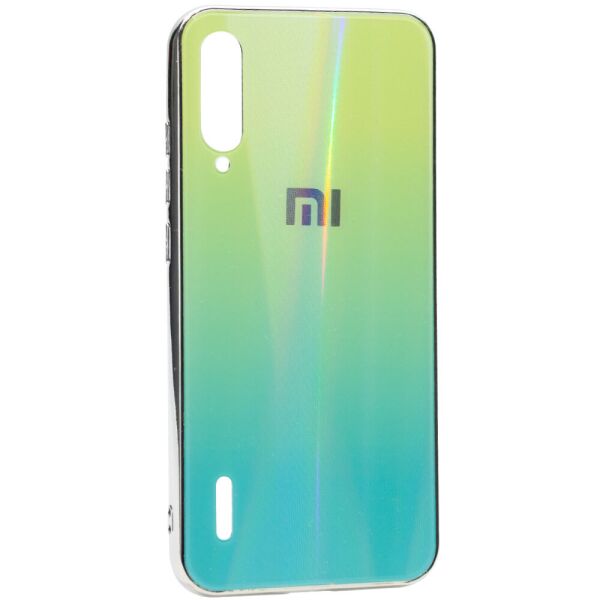 

TPU+Glass чехол Gradient Aurora с лого для Xiaomi Mi A3 (CC9e) Зеленый