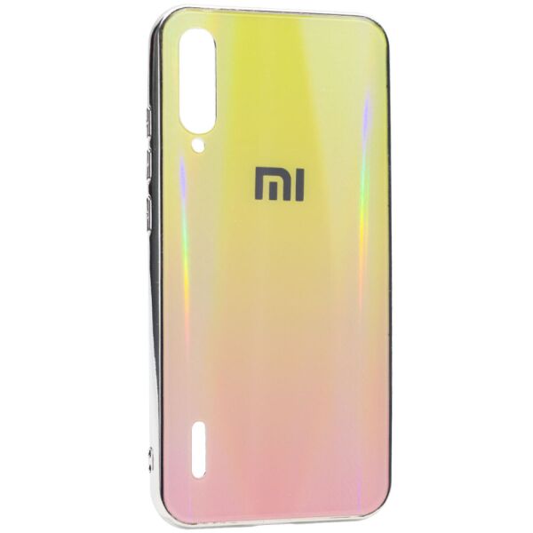 

TPU+Glass чехол Gradient Aurora с лого для Xiaomi Mi A3 (CC9e) Розовый