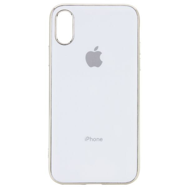 

TPU чехол Matte LOGO для Apple iPhone XS Max (6.5") Белый / White