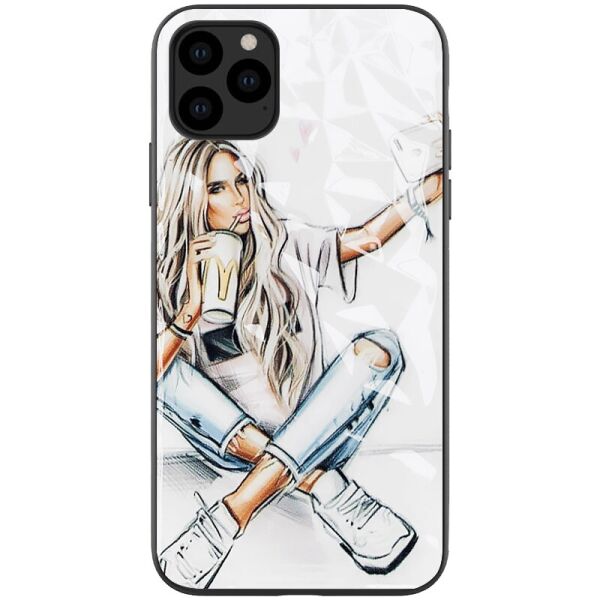 

TPU+PC чехол Prisma Ladies для Apple iPhone 11 Pro (5.8") Selfie