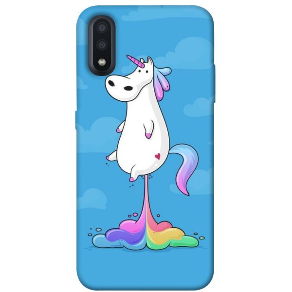 

Чехол itsPrint Единорог с радугой 2 для Samsung Galaxy A01
