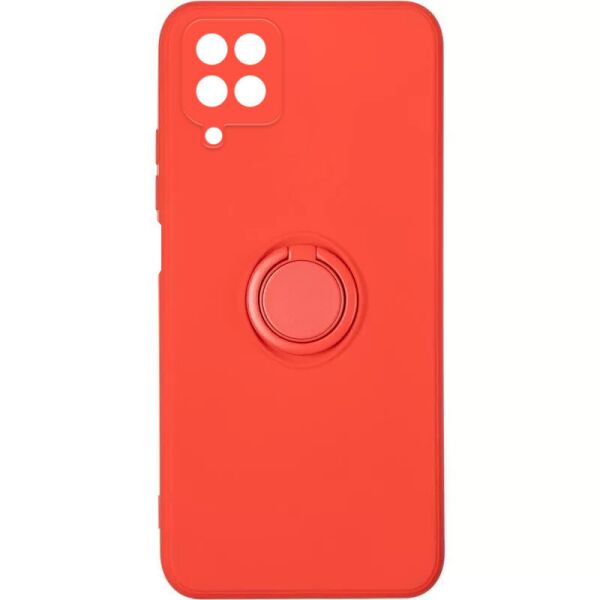 

Чехол TPU Candy Ring Full Camera для Samsung Galaxy A12 Красный / Red
