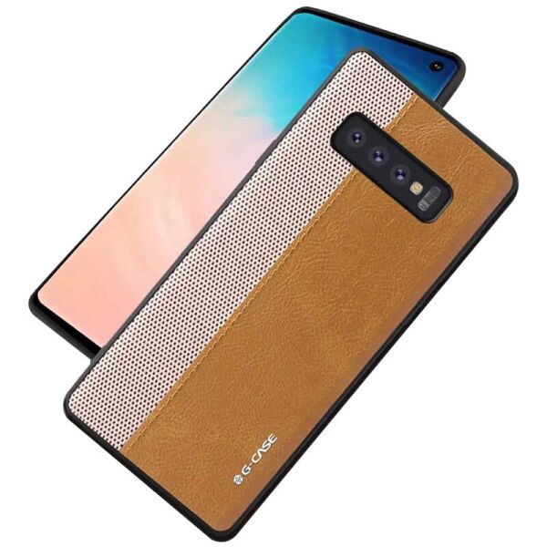 

Чехол-накладка G-Case Earl Series для Samsung Galaxy S10+ Коричневый