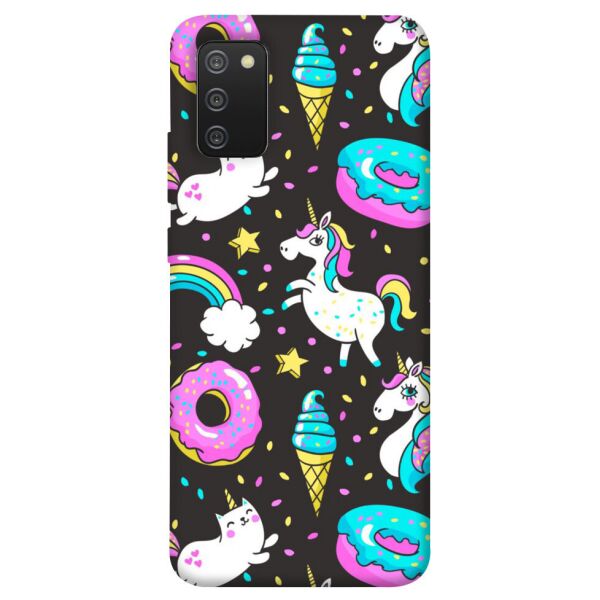 

Чехол itsPrint Паттерн единороги для Samsung Galaxy A02s