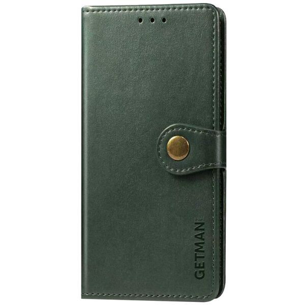 

Кожаный чехол книжка GETMAN Gallant (PU) для Xiaomi Redmi 9 Зеленый