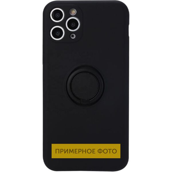 

Чехол TPU Candy Ring Full Camera для Oppo A15s / A15 Черный / Black