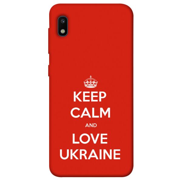 

Чехол itsPrint Keep calm and love Ukraine для Samsung Galaxy A10 (A105F)