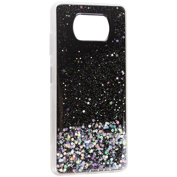 

TPU чехол Star Glitter для Xiaomi Poco X3 NFC / Poco X3 Pro Черный