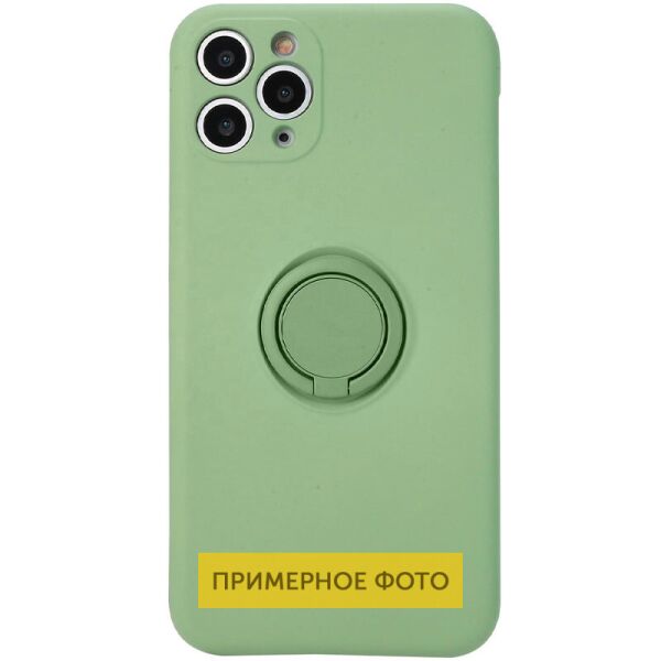

Чехол TPU Candy Ring Full Camera для Oppo A15s / A15 Мятный / Mint