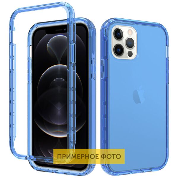 

Чехол TPU+PC Full Body с защитой 360 для Samsung Galaxy S21 Синий