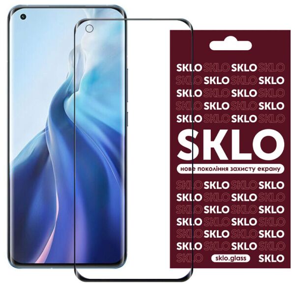 

Защитное стекло SKLO 3D (full glue) для Xiaomi Mi 11 Lite Черный