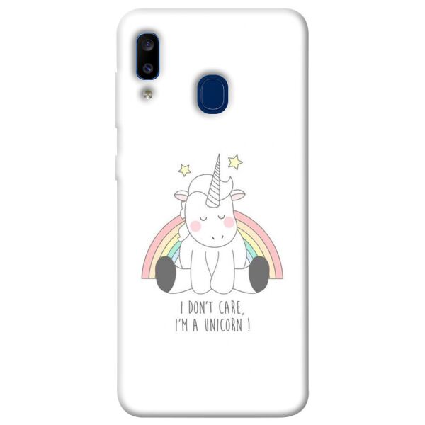 

Чехол itsPrint I don't care для Samsung Galaxy A20 / A30
