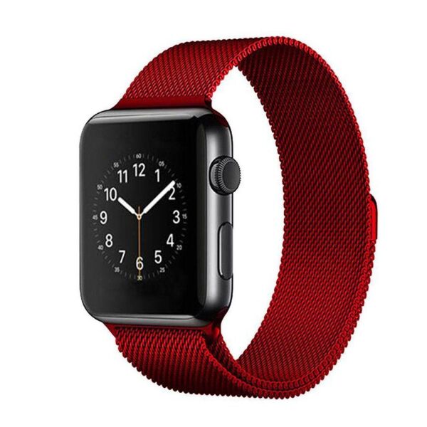 

Ремешок Milanese Loop Design для Apple watch 38mm/40mm Красный