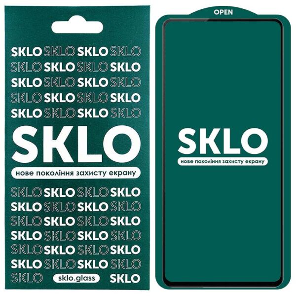 

Защитное стекло SKLO 5D (full glue) для Realme 7 Pro Черный