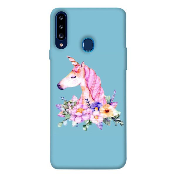 

Чехол itsPrint Счастливый единорог для Samsung Galaxy A20s
