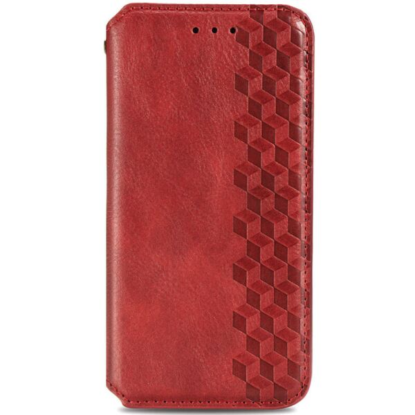 

Кожаный чехол книжка GETMAN Cubic (PU) для Oppo A73 Красный