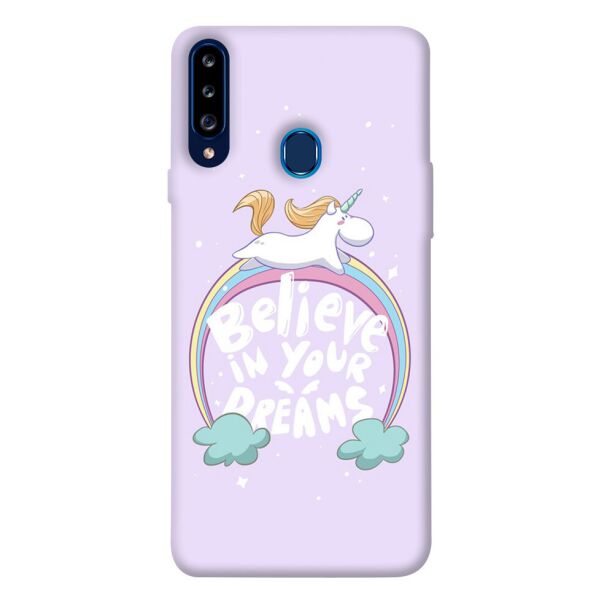 Чехол itsPrint Believe in your dreams unicorn для Samsung Galaxy A20s