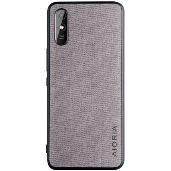

Чехол AIORIA Textile PC+TPU для Xiaomi Redmi 9A Серый