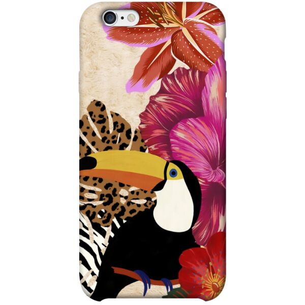 

Чехол itsPrint Тукан среди цветов для Apple iPhone 6/6s plus (5.5")