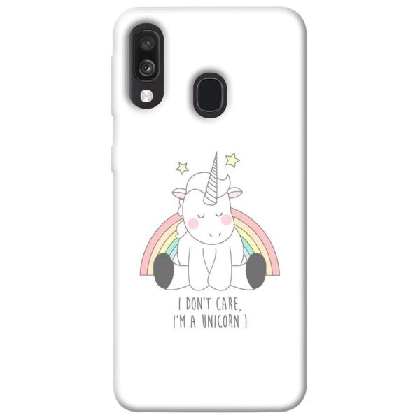 

Чехол itsPrint I don't care для Samsung Galaxy A40 (A405F)