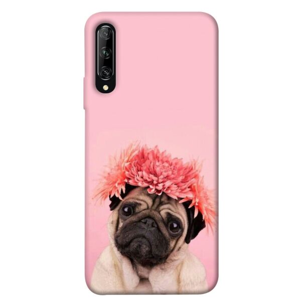 

Чехол itsPrint Мопс с цветами для Honor 9X