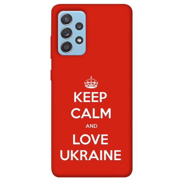 

Чехол itsPrint Keep calm and love Ukraine для Samsung Galaxy A52 4G / A52 5G