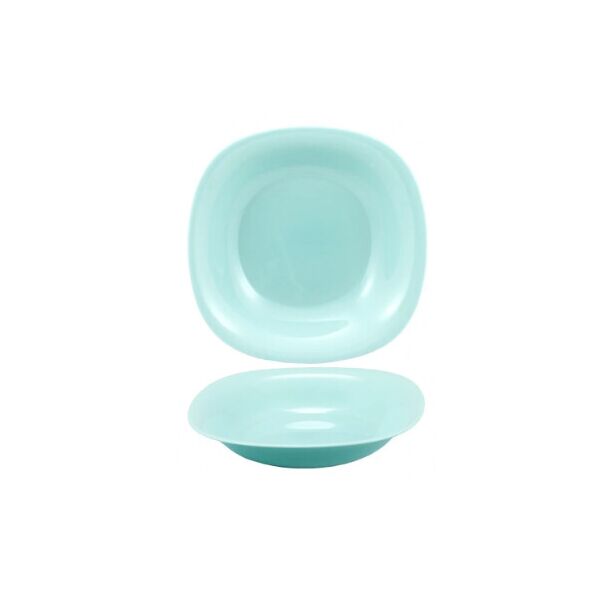 

Тарелка Luminarc Carine Turquoise суповая квадратная 210 мм (P4251)