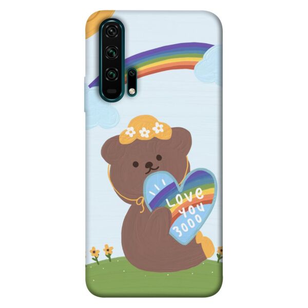 

Чехол itsPrint Мишка с сердцем для Huawei Honor 20 Pro